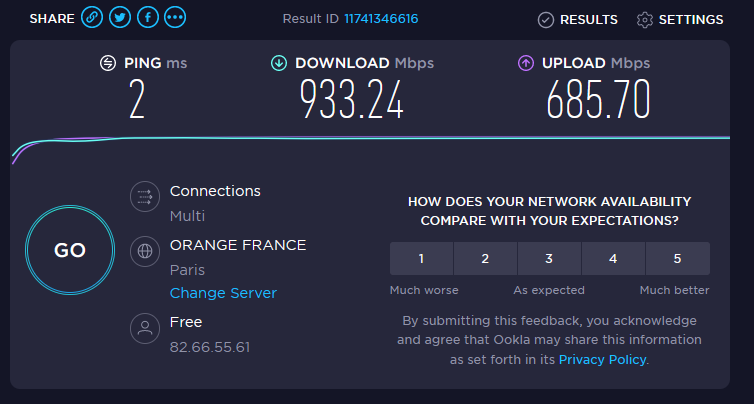 speedtest ethernet