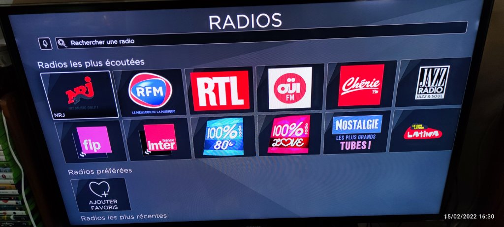 choix des radios