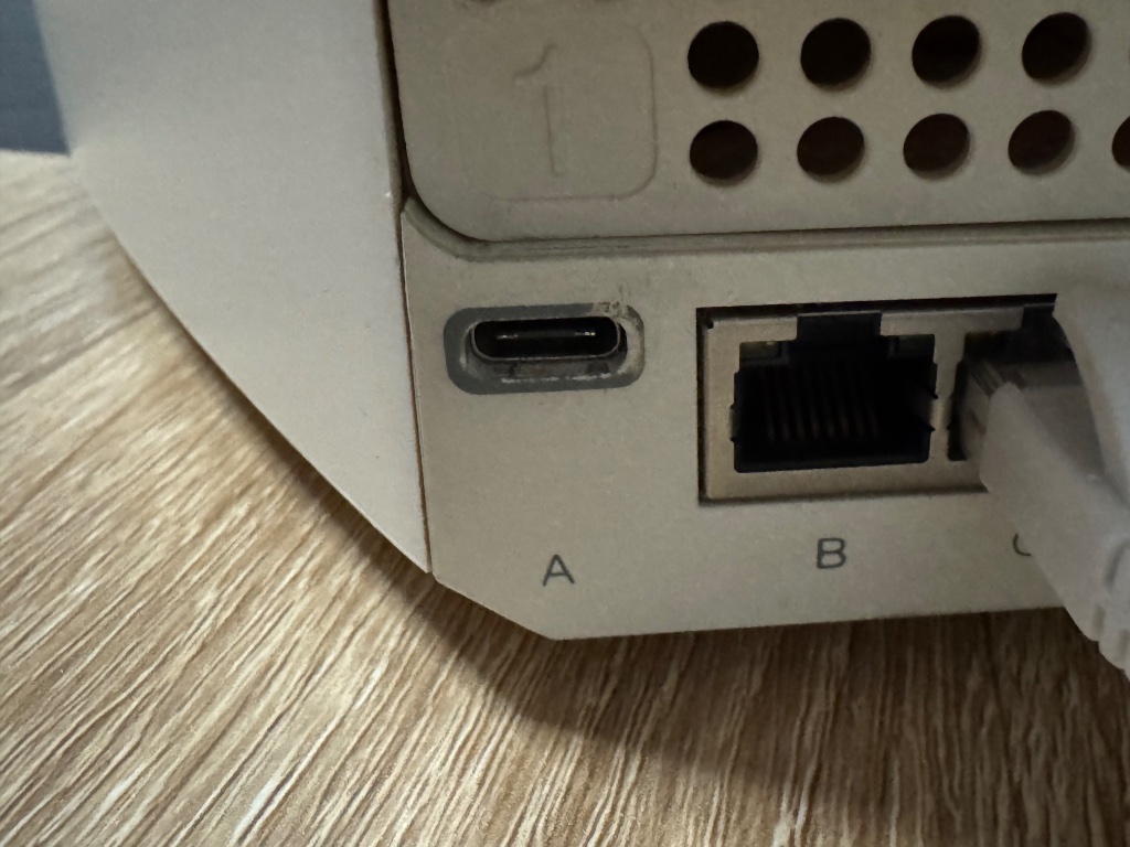 Support USB-C défectueux