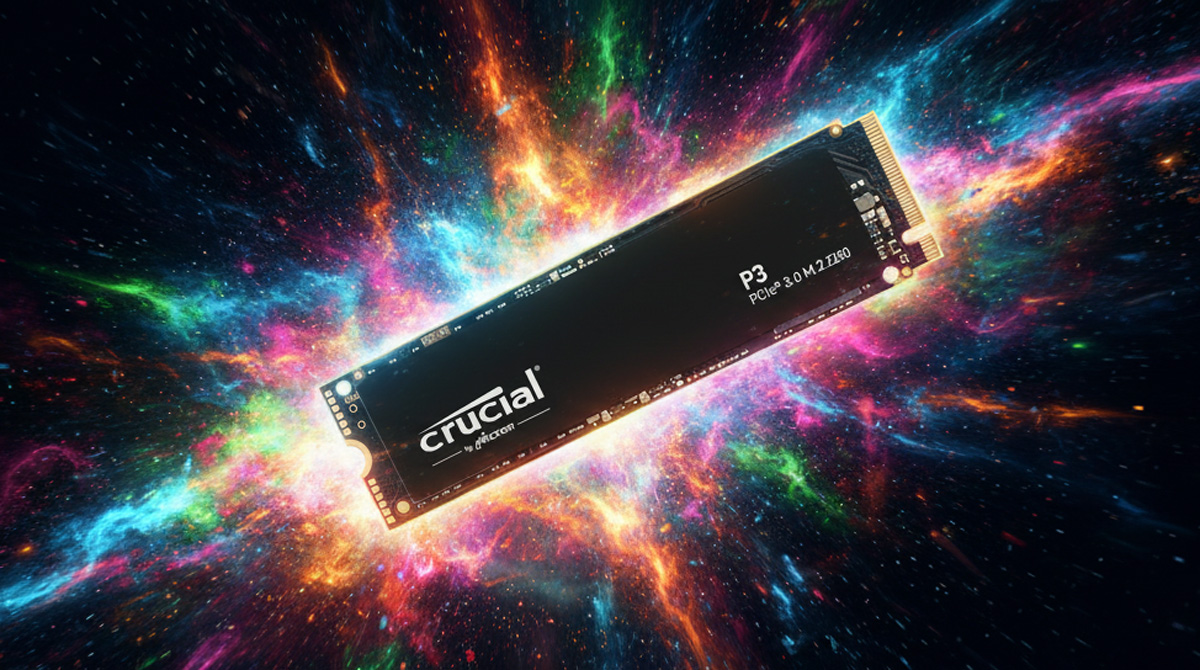 Illustration de l'installation d'un SSD NVMe dans l'emplacement de la Freebox Ultra pour un Mini-NAS